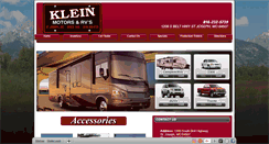 Desktop Screenshot of kleinmotorsandrvs.com